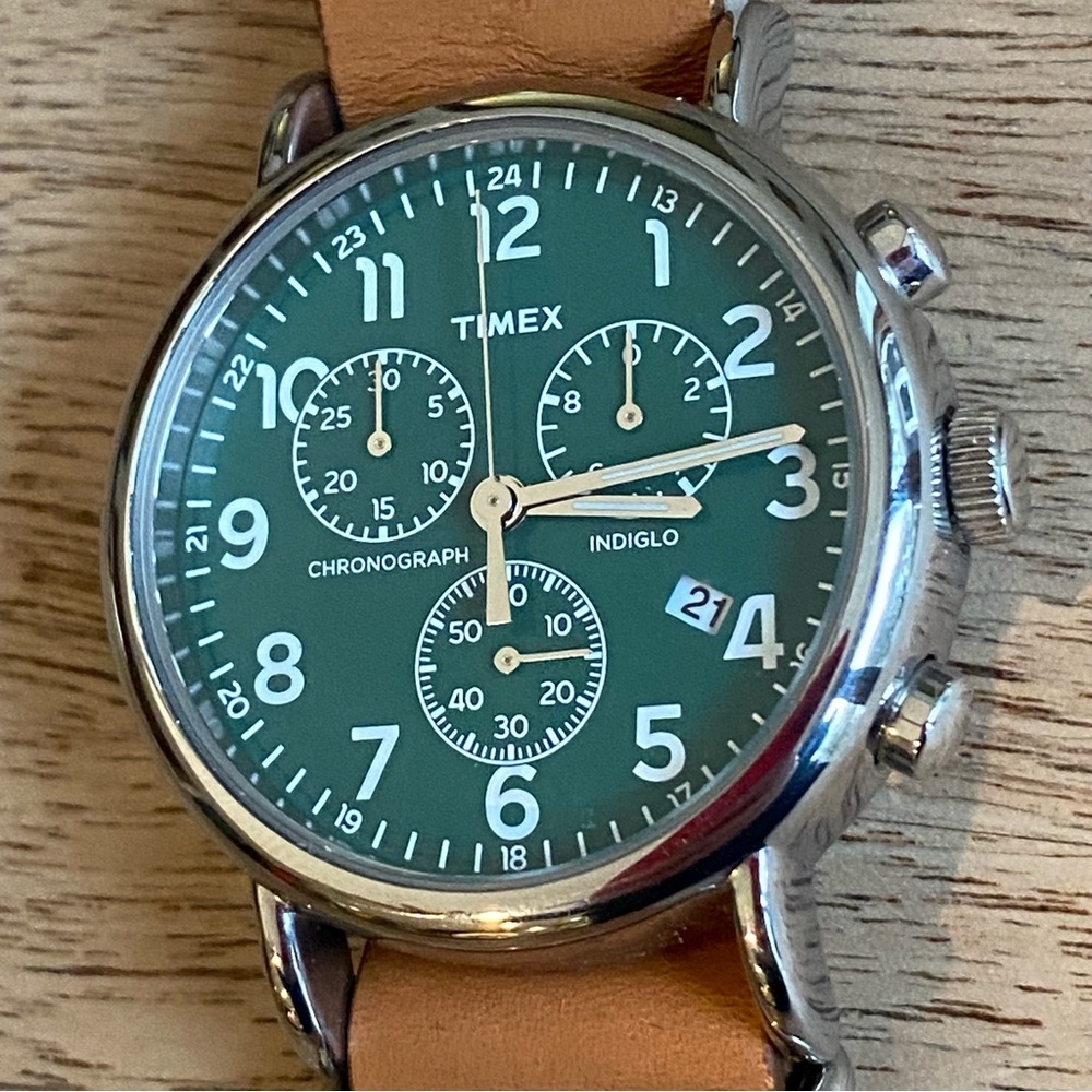 Timex Chronograph, Men's, green